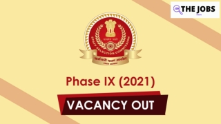 Recruitment for SSC Phase 9