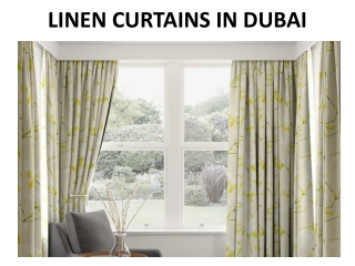LINEN CURTAINS IN DUBAI