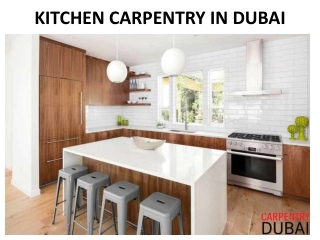 KITCHEN CARPENTRY IN DUBAI