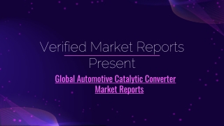 Global Automotive Catalytic Converter Market