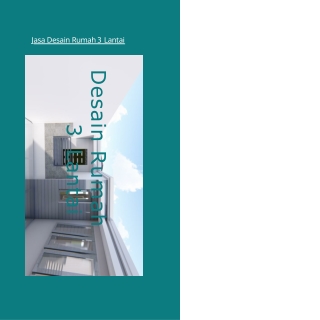 Desain Rumah 3 Lantai
