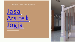 Jasa Arsitek Jogja