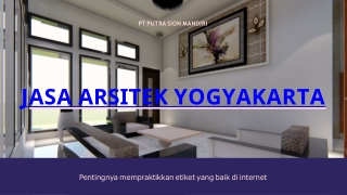 Jasa Arsitek Yogyakarta