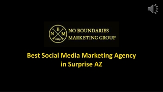 Best Social Media Marketing Agency in Surprise AZ