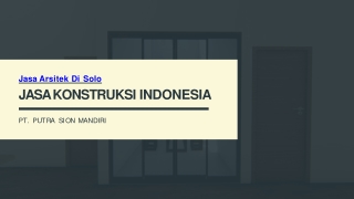 JASA KONSTRUKSI INDONESIA