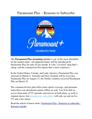 Paramount Plus