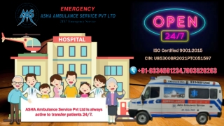 Get Ambulance Service at a low cost with Bed-2-Bed Service facility |ASHA