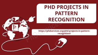 PHD PROJECTS IN PATTERN RECOGNITION