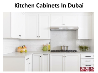 Kitchen Cabinets In Dubai
