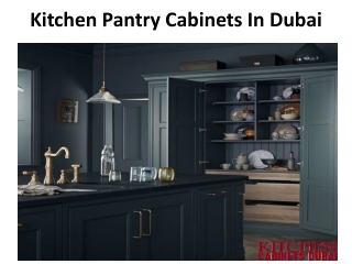Kitchen Pantry Cabinets In Dubai