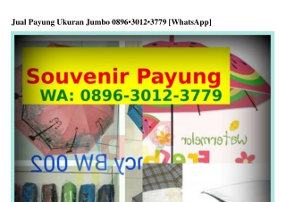 Jual Payung Ukuran Jumbo Ö8ᑫ6_ЗÖlᒿ_З77ᑫ[WA]