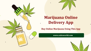 Marijuana Online Delivery App