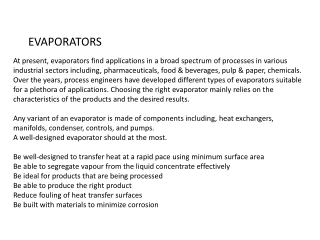 Process Equipment Manufacturers and Consultants in India