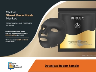 Global Sheet Face Mask Market Expected to Reach $392.1 Million by 2026