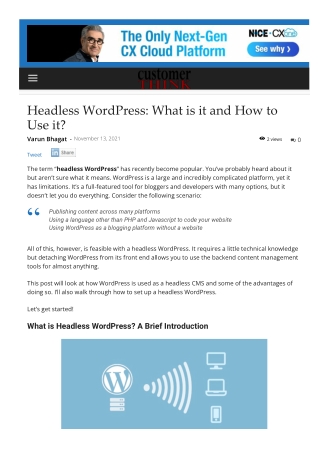 Headless WordPress: What is it and How to Use it?