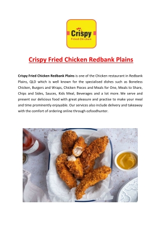 5% Off - Crispy Fried Chicken Redbank Plains Menu, QLD