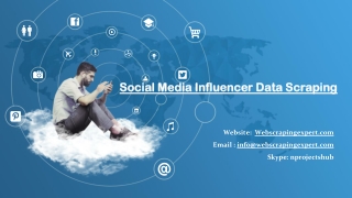 Social Media Influencer Data Scraping