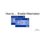 How to Enable Hibernation