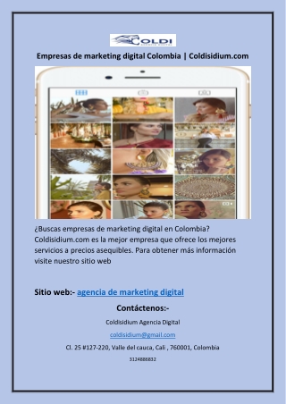 Agencia de marketing digital | Coldisidium.com