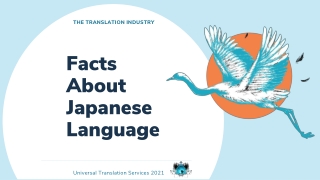 Facts About Japanese Language