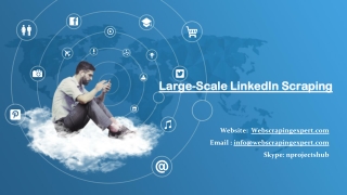 Large-Scale LinkedIn Scraping