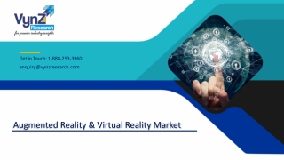 Augmented Reality & Virtual Reality Market