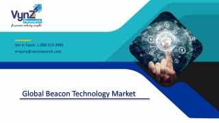 Global Beacon Technology Market – Analysis and Forecast (2021-2027)