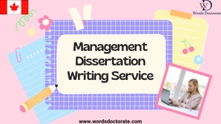 Management Dissertation Writing Services - Words Doctorate