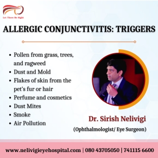 Allergic Conjunctivitis Triggers | Best Eye Surgeon in Bangalore | Nelivigi Eye