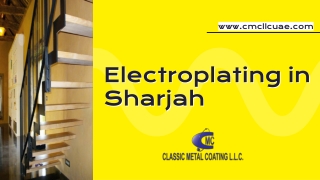 electroplating in Sharjah