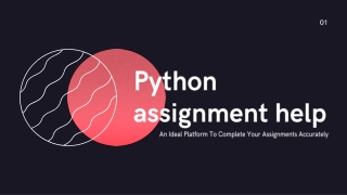 Python Assignment Help An Ideal Platform To Complete Your Assignments Accurately