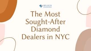 The Most Sought-after Diamond dealers in NYC