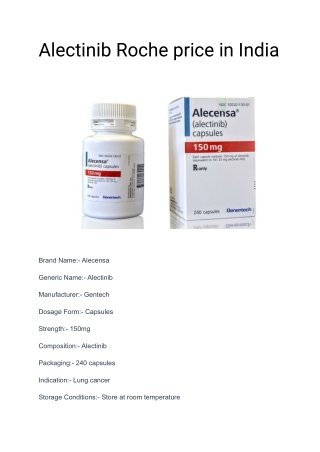 Alectinib Roche