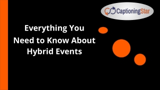 Everything You Need to Know About Hybrid Events