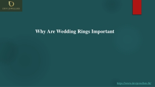 Why Are Wedding Rings Important