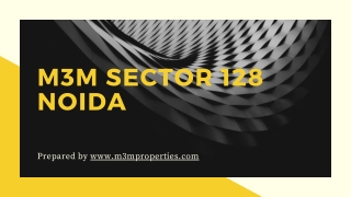 M3M Residential Sector 128 Noida