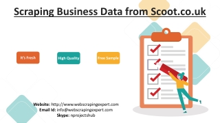 Scraping Business Data from Scoot.co.uk