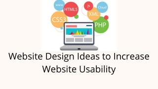 Website Design Ideas to Increase Website Usability