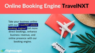 Online Booking Engine TravelNXT