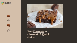 Best Desserts in Chennai | A Quick Guide