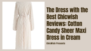 The Dress with the Best Chicwish Reviews Cotton Candy Sheer Maxi Dress in Cream