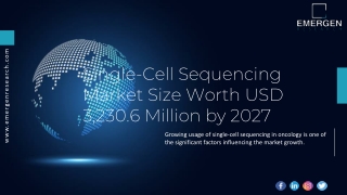 Single-Cell Sequencing Market ppt