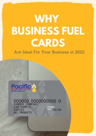 Why Business Fuel Cards Are Ideal For Your Business in 2021