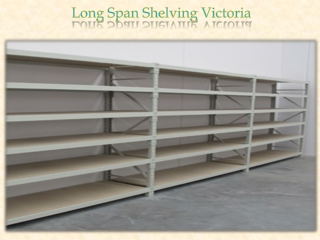 Long Span Shelving Victoria