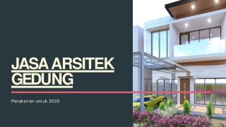 Jasa Arsitek Gedung