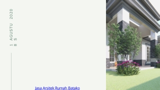 Jasa Arsitek Rumah Batako