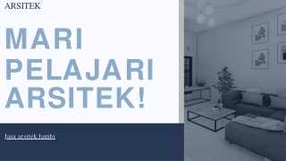 Jasa Arsitek Jambi