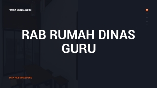 Rab Rumah DInas Guru
