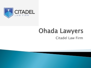 Ohada Lawyers