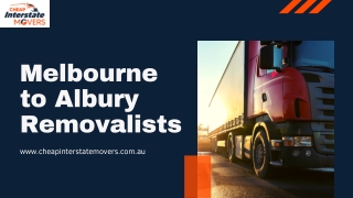 Melbourne to Albury Removalists | Cheap Interstate Movers